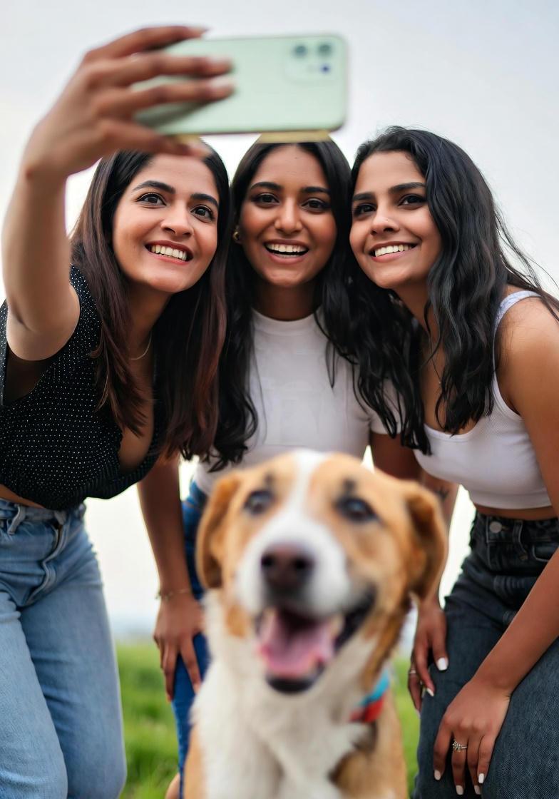 Two girls doing a beauty routine